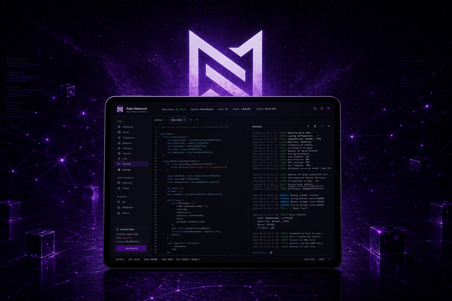 Rails Network Blockchain